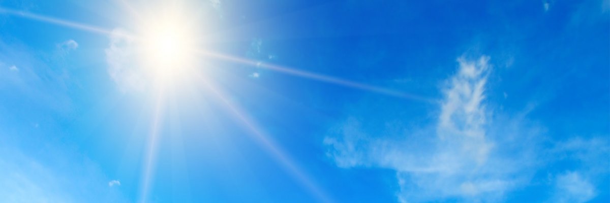 Sonne Wolken Eine Sonne am Himmel