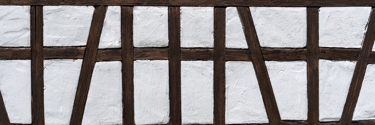 Fachwerkhaus Detailaufnahme Fachwerkhaus Detailaufnahme in braun und weiß